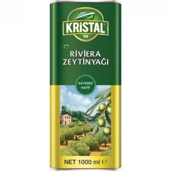 Kristal Zeytinyağ Riviera Teneke 1 Litre