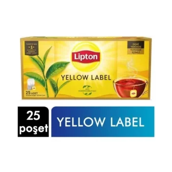 Lipton Yellow Bardak Poşet Çay 25 Li 50 Gram