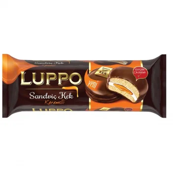 Luppo Sandviç Kek Karamel 8 Li x 12 Adet