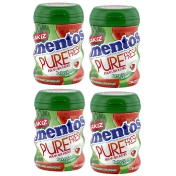 Mentos Sakız Pure Bidon Karpuz 4ad