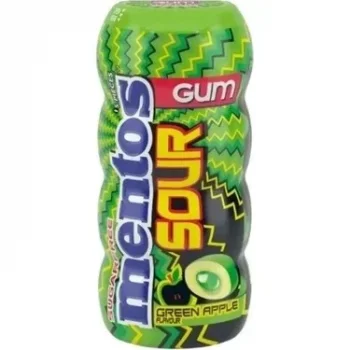Mentos Sakız Sour Elma Bidon 30 Gram x 12 Adet