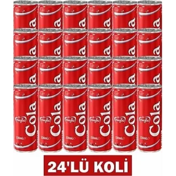 Meysu Teneke Cola 330 Ml x 24 Adet