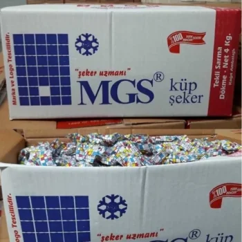 Mgs Sargılı Küp Şeker Tekli Dökme 4 Kilogram