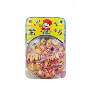 Mokibon Hamburher Jelibon Küre x 80 Adet