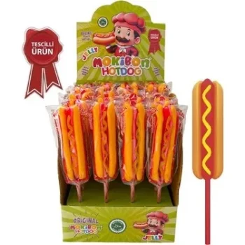 Mokibon Hot Dog Jelibon x 24 Adet