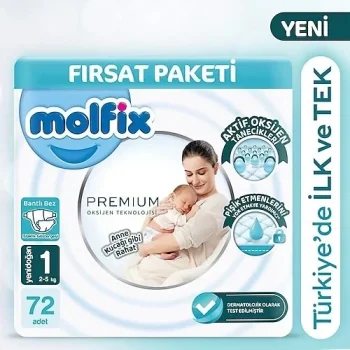 Molfix Fırsat Paket Premıum 1 Numara 72 Li