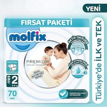 Molfix Fırsat Paket Premıum 2 Numara 70 Li
