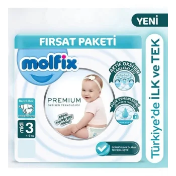 Molfix Fırsat Paket Premıum 3 Numara 60lı