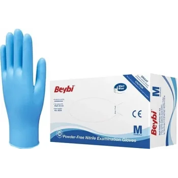 Muayene Eldiveni Nitril Pudrasız M 100 Lü
