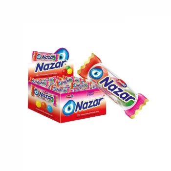 Nazar 3  Lü Top Sakız Çilek x 100 Adet