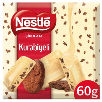 Nestle Kare Çikolata Kurabiyeli 60 Gram x 6 Adet