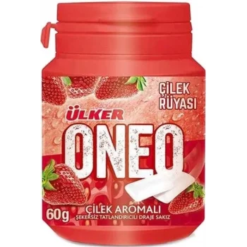 Oneo Sakız Bidon Çilek x 12 Adet