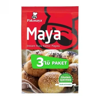 Pakmaya İnstant Maya 3*10 Gram  x 24 Adet