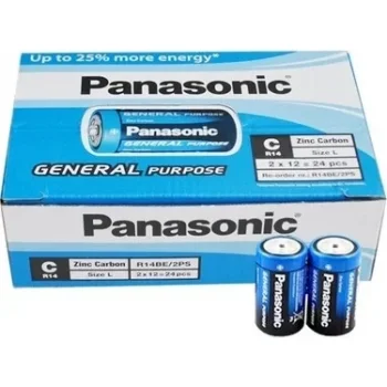 Panasonıc Orta Pil C Boy  x 24 Adet