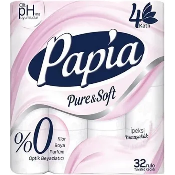 Papia Tuvalet Kağıdı 4katlı 32 Li