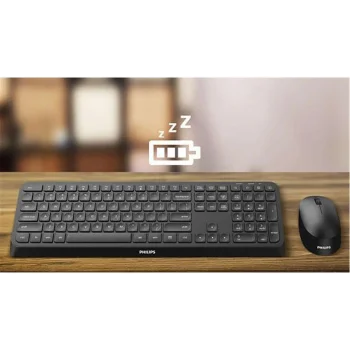 Philips SPT6307B-38 Kablosuz Klavye Mouse Seti Siyah 3000 Series 2.4Ghz Silent Desing