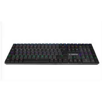 Rampage GRANITE PRO Siyah-Gri Low Profile BLUE SWITCH Q Rainbow Mekanik Gaming Oyuncu Klavye