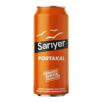Sarıyer Portakallı Gazoz 330 Ml Teneke x 24 Adet