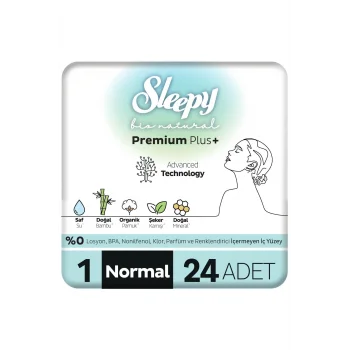 Sleepy Kadın Pedi Prem. Plus  Normal 24 Lü