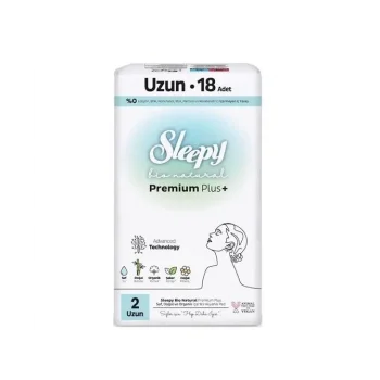Sleepy Kadın Pedi Prem. Plus Uzun 18 Li