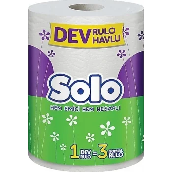Solo Havlu Dev Rulo x 12 Adet