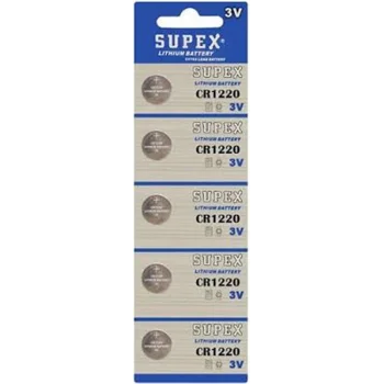 Supex Cr1220 3V Lityum 5Li Blister Pil