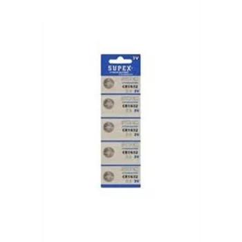 Supex CR1632-C5 3V Lityum Düğme Pil 5li Paket