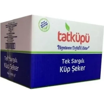 Tatküpü Sargılı Küp Şeker Tekli Dökme 4 Kilogram