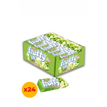 Tayaş Frutty Midi Şeker Elmalı 20 Gram  x 24 Adet
