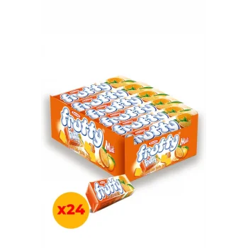 Tayaş Frutty Midi Şeker Portakallı 20 Gram  x 24 Adet