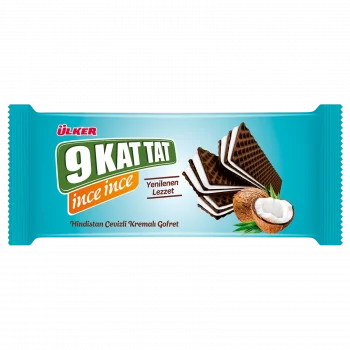 Ülker 9 Kat Tat İnce Hindistan Cevizi 114 Gram x 16 Adet