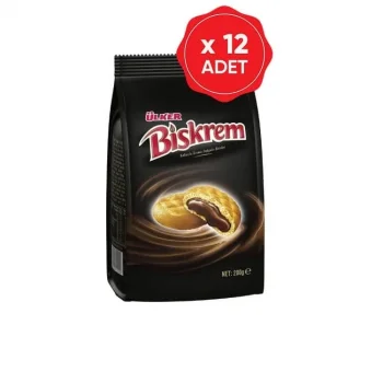 Ülker Biskrem Poşet 200 Gram x 12 Adet