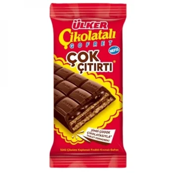 Ülker Çikolatalı Gofret Tablet 100 Gram x 6 Adet