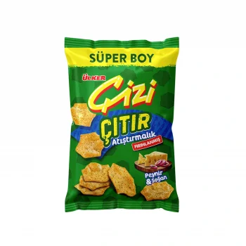 Ülker Çizi Çıtır Peynir Soğan Süper 120 Gram x 10 Adet