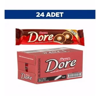 Ülker Dore Bisküvi Sade 86 Gram x 24 Adet