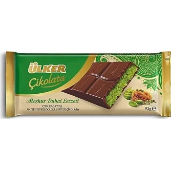 Ülker Dubai Lezzeti Çikolata 93 Gram x 6 Adet