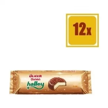 Ülker Halley 8 Li Sade x 12 Adet