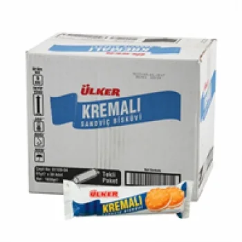 Ülker Kremalı Bisküvi Tekli 61 Gram x 24 Adet