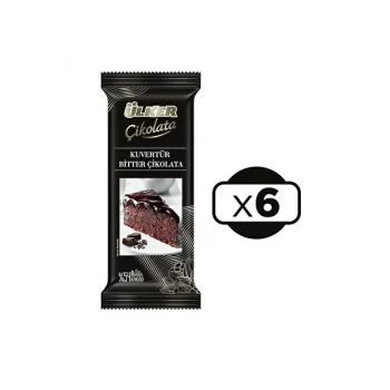 Ülker Kuvertür Çikolata Bitter 200 Gram