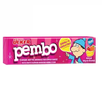 Ülker Pembo Tuttı Fruttı Sakız 6lı