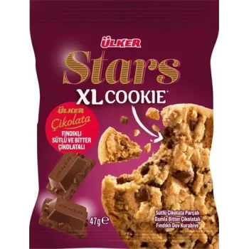 Ülker Stars Xl Cookie Çikolata Kurabiye 47 Gram
