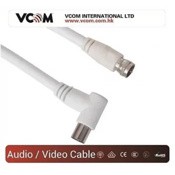 Vcom CV612 10mt Analog Tv RG6 Uydu Kablo