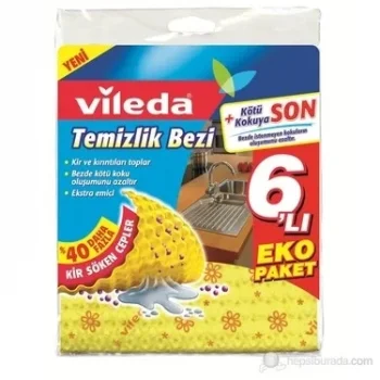 Vileda Temizlik Bezi 6lı