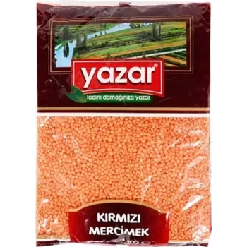 Yazar Mercimek Kırmızı 900 Gram