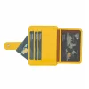 Çok Bölmeli Slim Deri Kartlık BLW019 FL12 Sarı