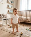 1/4 Yaş Müslin Kumaş Bebek Takımı