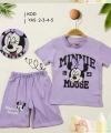 2/5 Yaş Minnie Mouse Baskılı Çocuk Takımı