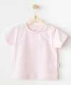 Andywawa Ac25971 Casual Bebek Tişört Pink