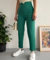 BİÇOMİ Atlas fletolu pantolon petrol yeşili