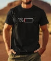 Biçomi Baskılı Oversize Bisiklet Yaka T-shirt - Siyah